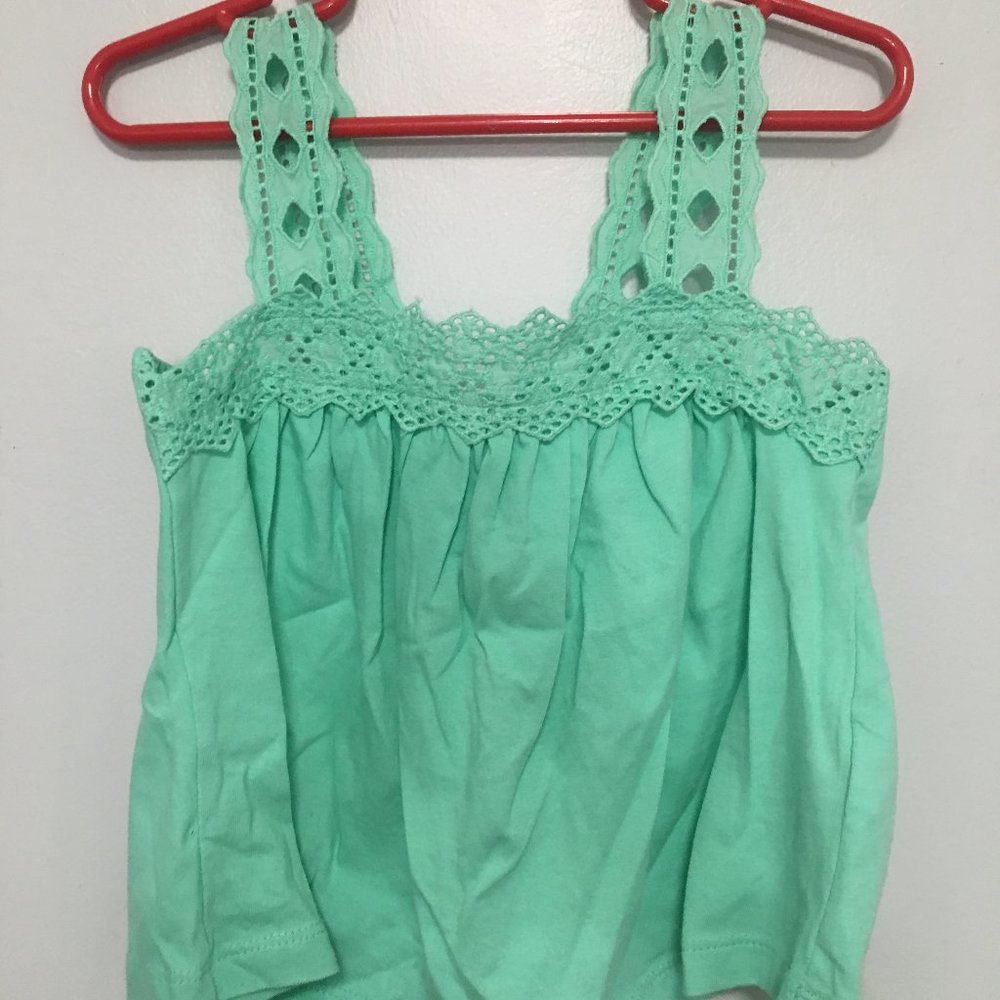 NWT Gap Girl Tank Top Flowy Blouse Size XS